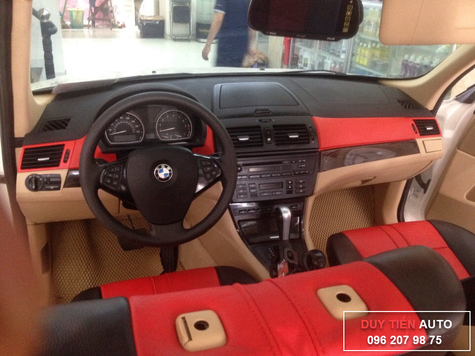 Đổi màu nội thất ô tô Hà nội, xe BMW, bền đẹp, giá tốt, bảo hành 5 năm tại DUY TIẾN AUTO