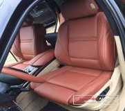 Bọc ghế da xe BMW X5 màu đỏ đun tại DUY TIẾN AUTO